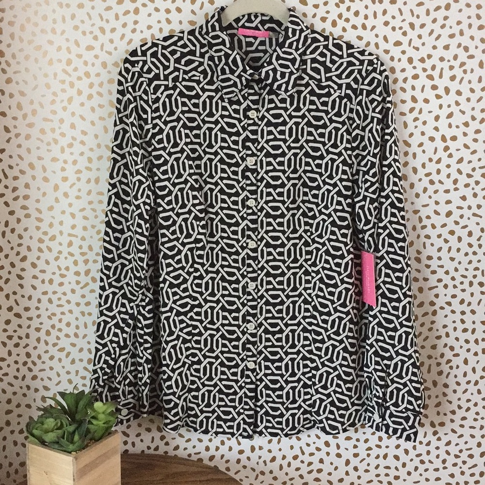NWT Isaac Mizrahi women’s blouse